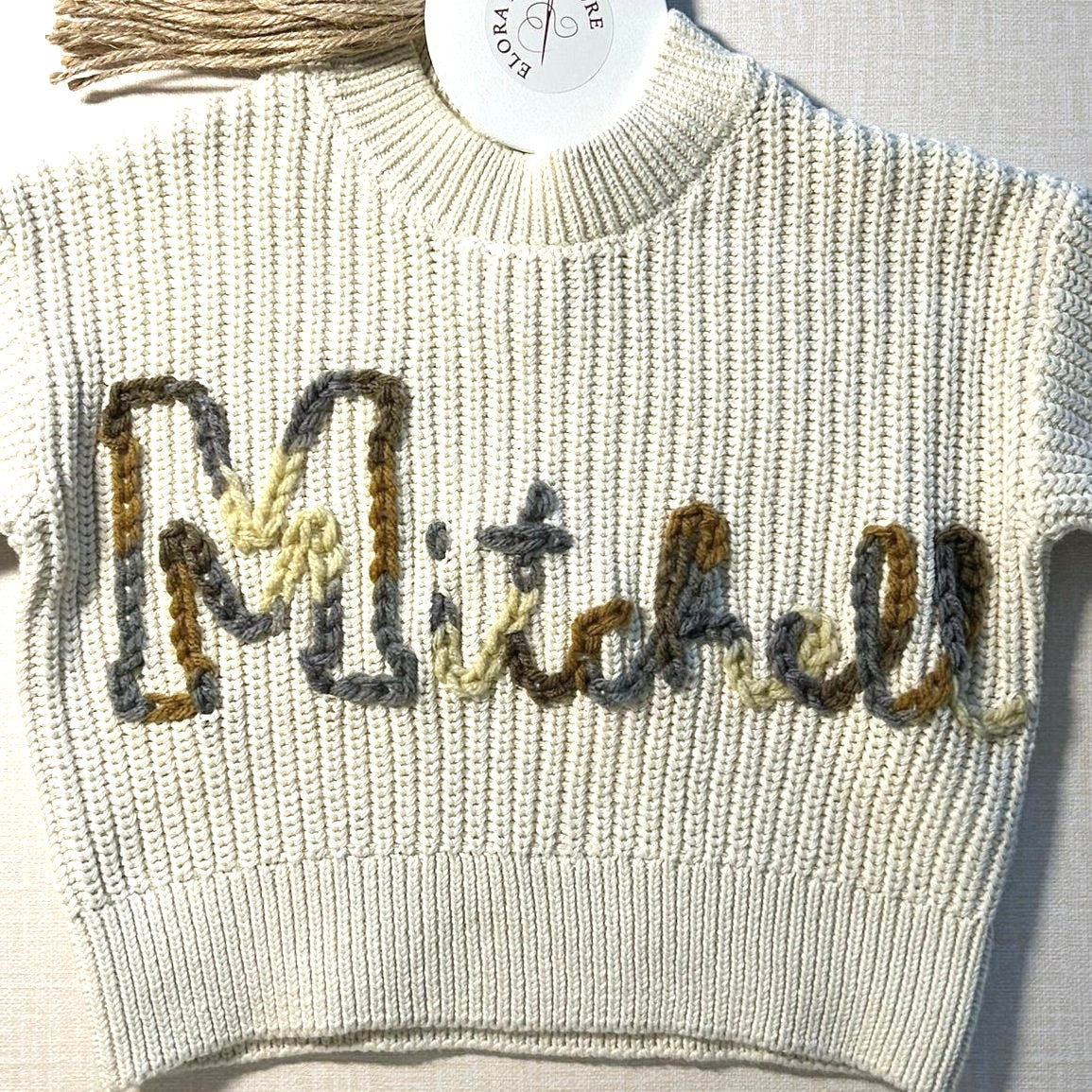 Single Name/Phrase Custom Knit Jumper