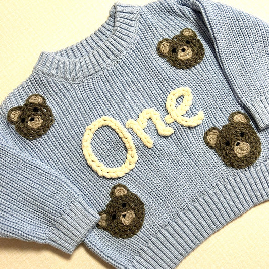 Teddy Bears Custom Knit Jumper