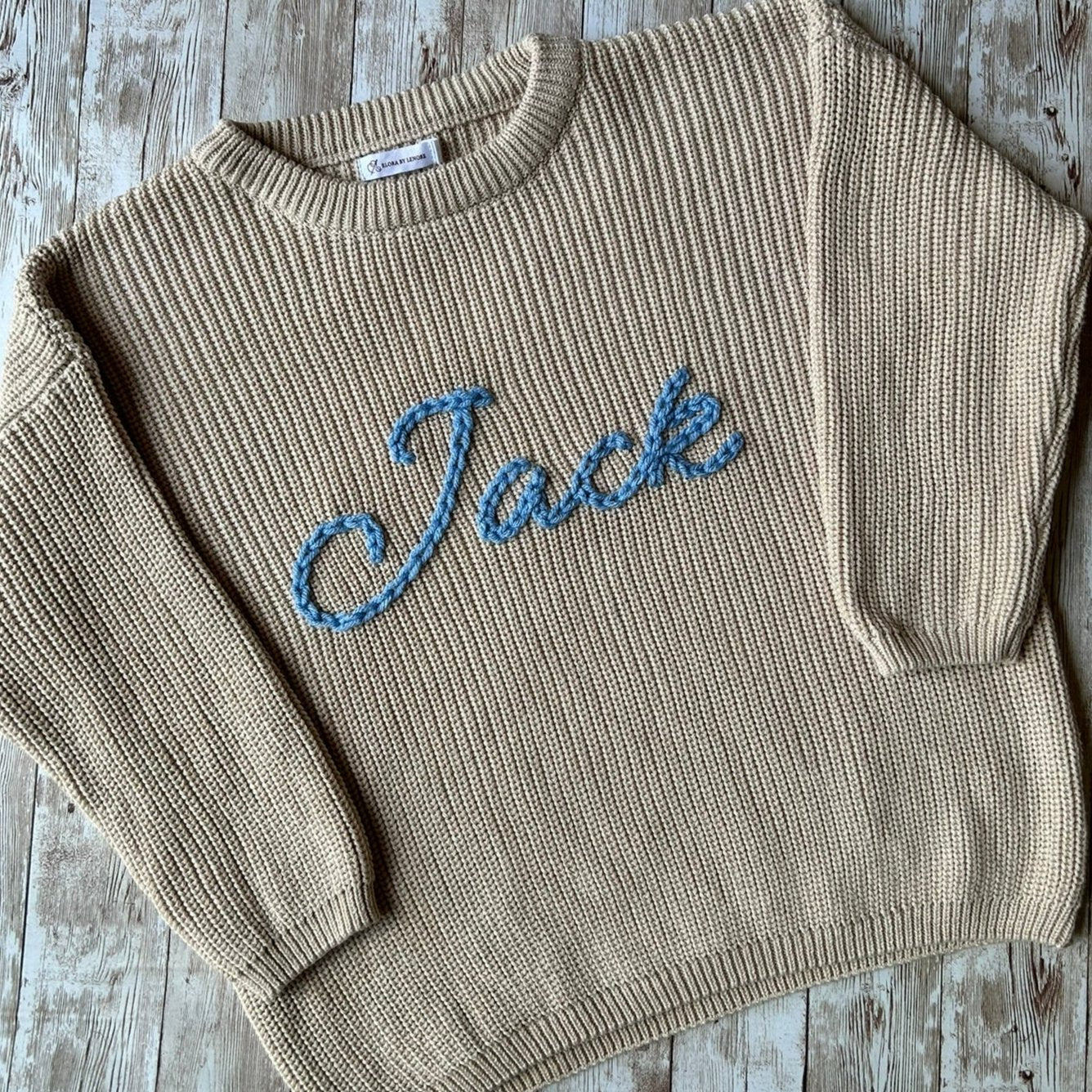 Single Name/Phrase Custom Knit Jumper